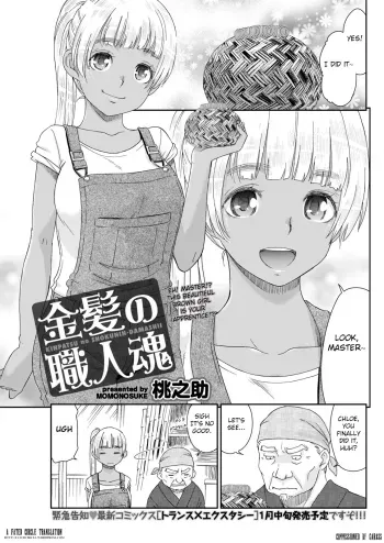 Kinpatsu no Shokunin-damashii manga cover
