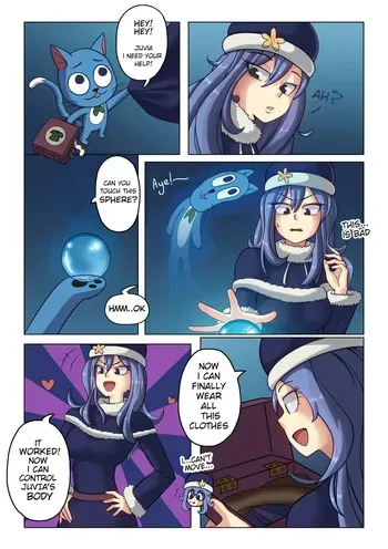 [TSFSingularity (Tobias Wheller)] Happy takes over Juvia's body! (Fairy Tail) manga cover