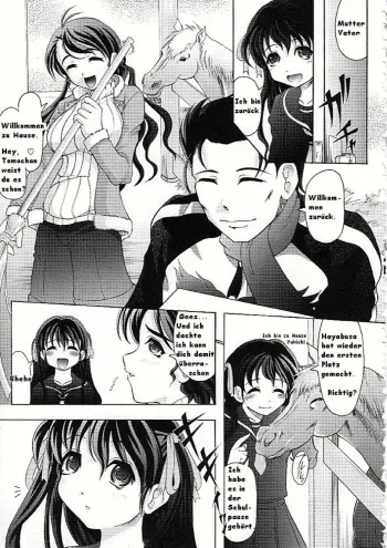 [Jinbo Hitode] Aru Kyuusha no Ichinichi | Ein Tag in einem bestimmten Pferdestall (Kazoku no Kanin) [German] [deutsche-doujins.com] manga cover