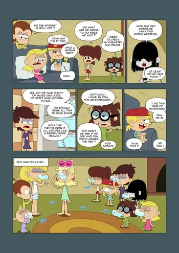 [Launny] Loud House Pee Challenge (Ongoing) manga cover