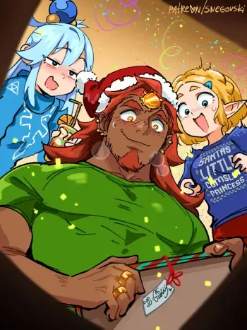 [Snegovski] Ganon's New Year present (The Legend of Zelda, KonoSuba) manga cover