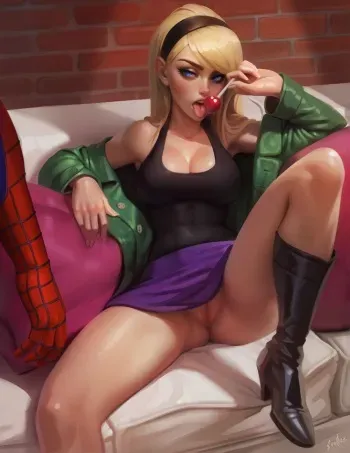 [Evulchibi] Gwen welcomes Peter home (Spider-Man) manga cover