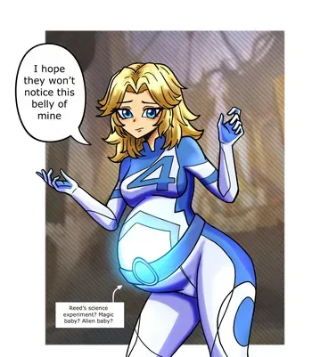 [HanaDraws] Invisible Woman's Belly / Cafe Allie manga cover