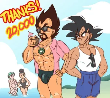 [FunsexyDB] Summer Paradise: Comic Prologue (Dragon Ball Z) manga cover