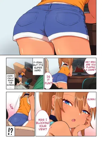 Gēmu shi tetara on'nanoko ga mata no ma ni suwatte kita | When I was playing a game, a girl sat between my crotch manga cover