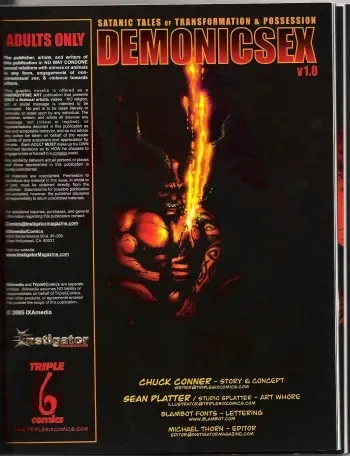 [Triple Six Comics] Demonic Sex #1 manga cover