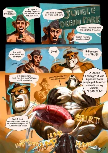 Jungle Dream Park comics and characters manga cover