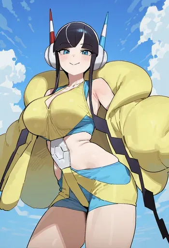 [kaminarimon_ai] [神羅天征] [仲見世] [雷門AIショップ] カミツレ elesa [AI Generated] manga cover