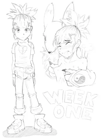 [CheesoArt] Weekly Rika Brainrot 2022 (Digimon Tamers) manga cover