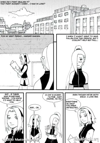[Matt Wilson] SakuIno: Together (Naruto) manga cover