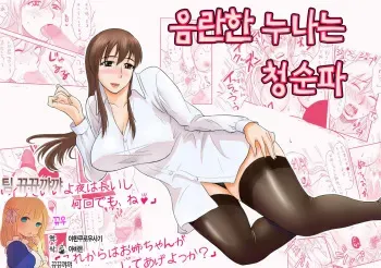 [Ochikochitei (Tadano Kushami)] Inran Onee-chan wa Seijunha | 음란한 누나는 청순파 [Korean] [뀨뀨꺄꺄] manga cover