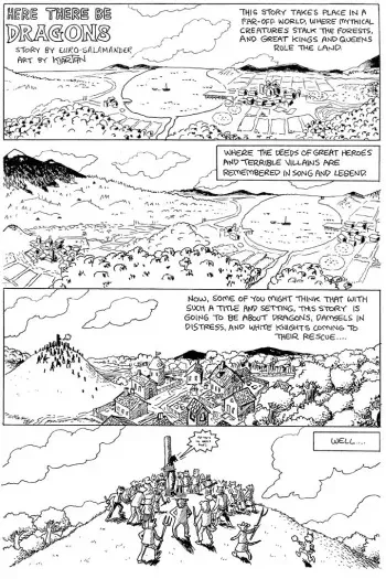 [Karno (Kjartan Arnorsson)] Here There be Dragons manga cover