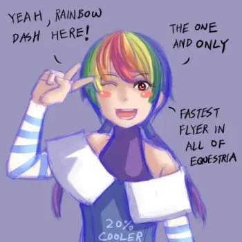 [123stw] Rainbow Dash POV (My Little Pony: Friendship is Magic) manga cover