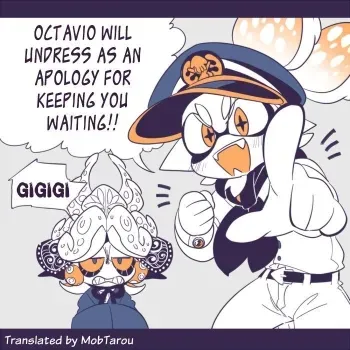 Octavio will undress as an apology for keeping you waiting!! manga cover