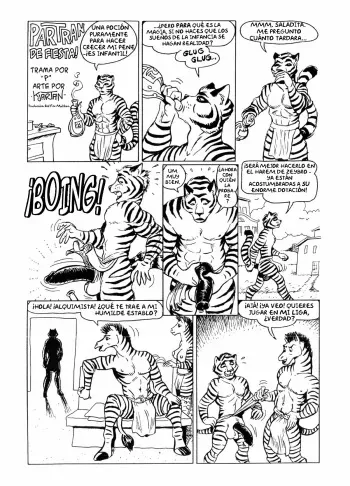 [Karno (Kjartan Arnorsson)] Partran de Fiesta! [Spanish] [Red Fox Makkan] manga cover