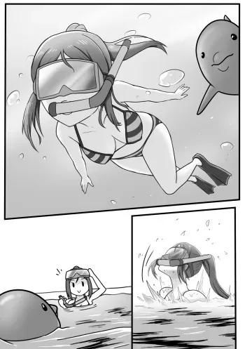 Kanan and dolphin manga cover