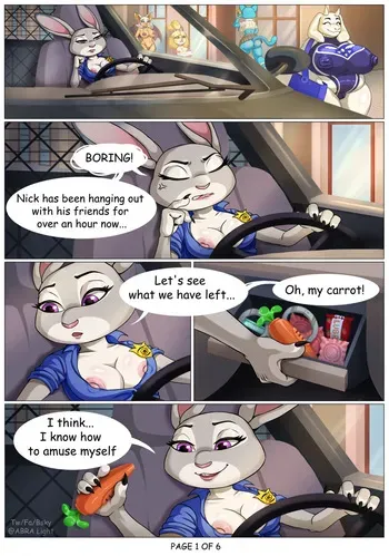 [AbraLight (Alastorrekfast)] Judy and Carrot manga cover