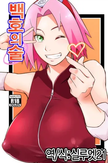 (C100) [Karakishi Youhei-dan Shinga (Sahara Wataru)] Hyakugo no Jutsu | 백호의 술 (Naruto) [Korean] manga cover
