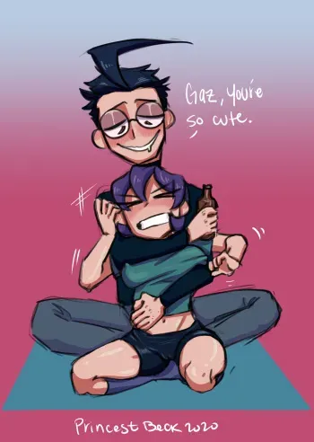 [Princest Beck] Gross Big Brother (Invader Zim) manga cover