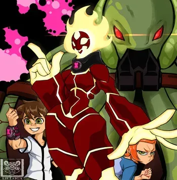 [LilTaiga] time to be a hero ( ͡❛ ᆽ ͡❛)ᕤ (Ben 10) manga cover