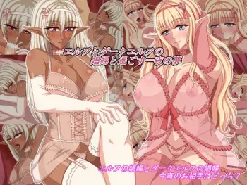 [Ochadukeya Sandaime] Elf to Dark Elf no Shoufu to Sugosu Ichiya no Yume manga cover