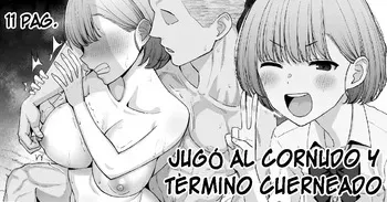 [Take Shinshi] Netorare Gokko, Nochi Netorareru Kanojo｜Jugó al Cornudo y Terminó Cuerneado [Spanish] [La Legión Fantasma] manga cover
