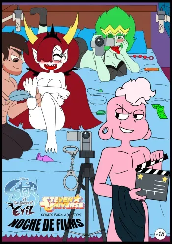 [Ferozyraptor] Noche de Films cap. 1-2 (SVTFOE / Steven Universe) (En Progreso) [Spanish] manga cover