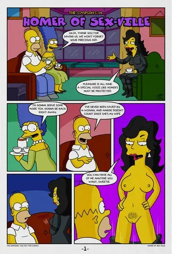 [Lakikoopax] Homer of Sex-ville (The Simpsons) manga cover