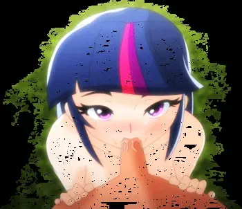 Twilight Sparkle Giving You A Blowjob manga cover