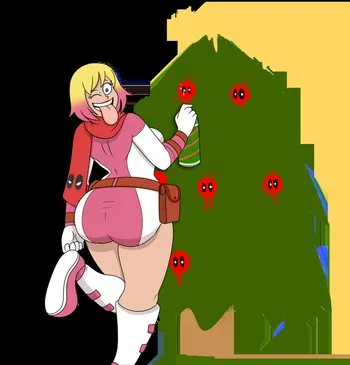[ComicalWeapon] Hall of Mirrors - Gwenpool (+ Aqua & Cammy) manga cover