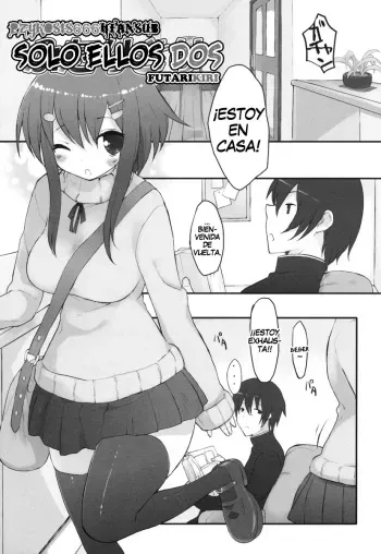 [Mutsutake] Futari Kiri | Solo Ellos Dos (Chichi Koki) [Spanish] =P666HF= manga cover