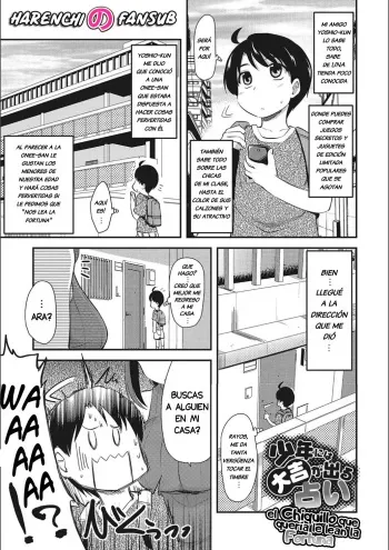 [Hijiri Tsukasa] Shounen ni wa Daikichi ga deru Uranai (ONA-ASSI! ~Ero Mangaka no Onanie o Tetsudau Shigoto~) [Spanish] [Harenchi no Fansub] [Digital] manga cover