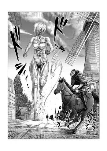 [edoga rambo] Female Titan Without Rivals / Female Titan Wearing Boots manga cover