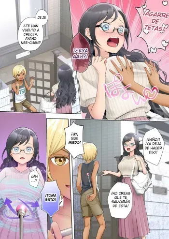[Hairu Nukemichi (Joushi, Arubento)] Watashi swap Ore ~Kinjo no Sukebena Itazura-kko to Karada o Irekaerareta Watashi~ [Spanish] manga cover