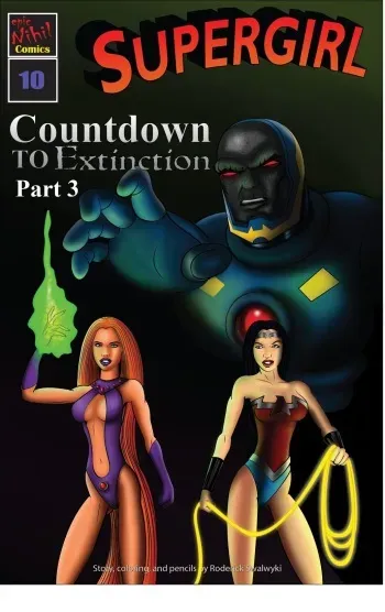 Supergirl: Issue #10 - Countdown to Extinction Part 3 manga cover