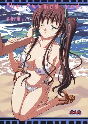 She turned red, and... manga cover