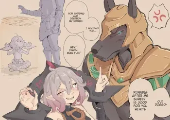 [Cafin] Briar, don't mess with Nasus! (League of Legends) manga cover