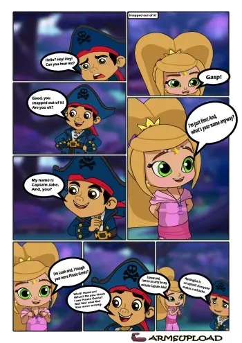 (ArmsUpload) Stars of Lost Forever (Jake and the Neverland Pirates) manga cover