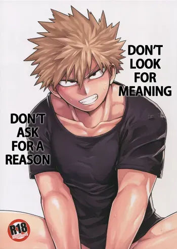 Imi o Sasuna Riyuu o Touna | Don't Look for Meaning, Don't Ask for a Reason manga cover