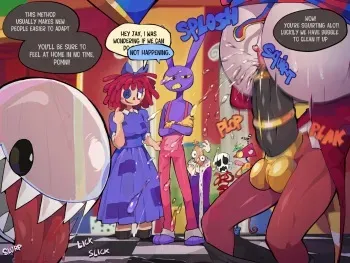 [Differland] Ragatha vs Pomni (The Amazing Digital Circus) manga cover