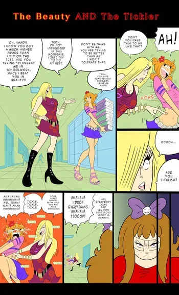 trappeddreamer - THE BEAUTY AND THE TICKLER manga cover