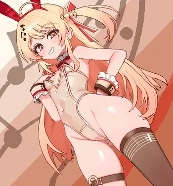 [Helmet Nyan] Kanade Bunnygirl (Hololive) manga cover
