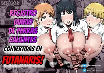 [Ebi no Implant (Shrimp Cake)] Kyousei Dogehin Futanari-ka Joshi Seito Kansatsu Nikki | Registro Diario De Perras Calientes Convertidas En Futanaris [Spanish] [FutaTraduxiones] manga cover