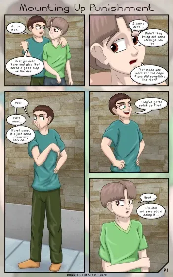 [RunningToaster] Mounting Up Punishment Series (complete with extras) manga cover