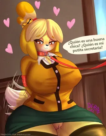[derpx1] Isabelle (Animal Crossing)[Queso2033] (Spanish) manga cover