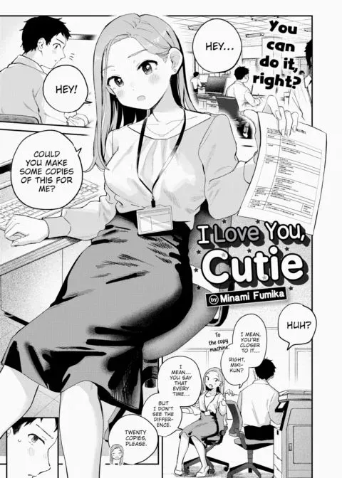 I Love You, Cutie manga cover