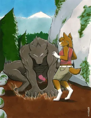 [Meesh] The Werewolf and the Corgi manga cover