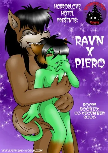 [Vanja] Horrorlove Hotel: Ravn x Piero manga cover