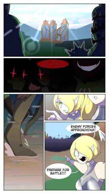 [CreamyReflex] Futa Orc raiders vs Elven troops manga cover