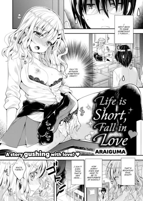 Life is Short, Fall in Love manga cover